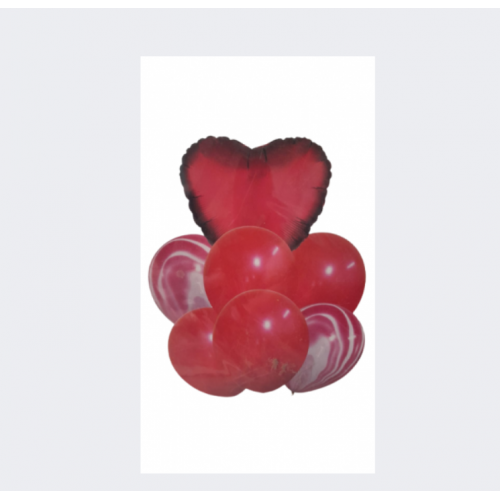 BALLOON FOIL SET RED 7'S BALLOON FOIL SET RED 7'S
